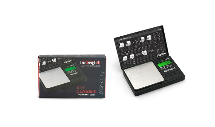Truweigh black classic mini scale 600g x 0.1g