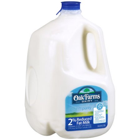Oak farms 2% milk 1gallon