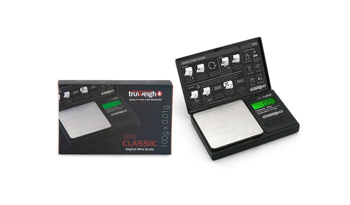 Truweigh black classic mini scale 100g x 0.01g
